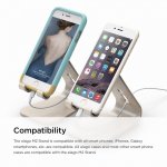 Elago M2 Stand - алуминиева поставка за iPhone 6/6S, 6 Plus/6S Plus, iPhone SE/5/5S/5C и мобилни телефони (златиста) 5
