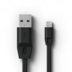 Elago Tangle-Free Lightning USB Cable - кабел за iPhone 6, iPhone 6S, iPad Air, iPad 5 (2017) и всеки Apple продукт с Lightning (черен) 1