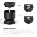 Elago D Stand Lightning Charging Station - док станция за iPhone, iPad mini, Siri Remote, Magic Mouse и Airpods (черна) 1