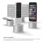 Elago D Stand Lightning Charging Station - док станция за iPhone, iPad mini, Siri Remote, Magic Mouse и AirPods (сребриста) 3