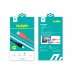 Devia Aex Lightning Data Cable 1.2m. - гумиран lightning кабел (120 см.) за iPhone, iPad и iPod с Lightning вход (син) 1