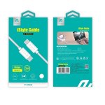 Devia iStyle USB-C Cable - USB кабел за MacBook и устройства с USB-C порт (200 cm) (бял) 2