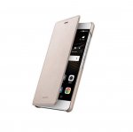Huawei Smart Cover - оригинален кожен калъф за Huawei P9 Lite (златист) 1