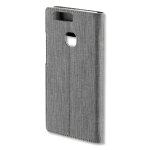 4smarts Chelsea Smart Cover Window Case - кожен калъф с отвор за дисплея за Huawei P9 Plus (сив) 2