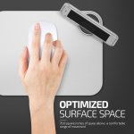 Verus Slate Mouse Pad - дизайнерски алуминиев пад за мишка (сребрист) 4