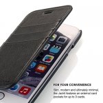 Prodigee Jackit Case - кожен калъф, тип портфейл за iPhone 6, iPhone 6S (черен) 1