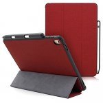 Prodigee Expert Case - кожен калъф, тип папка и поставка за iPad Pro 9.7, iPad Air 2 (червен) 2