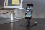 TwelveSouth HiRise - алуминиева повдигаща поставка за iPhone и iPad (черна) 5