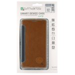 4smarts NOORD Book - кожен кейс с прозрачна задна част за Samsung Note 5 (кафяв) 2