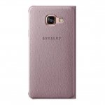 Samsung Flip Cover EF-WA310PZEGWW - оригинален кожен кейс за Samsung Galaxy A3 (2016) (розово злато) 3