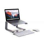 Griffin Elevator Computer Laptop Stand - настолна алуминиева поставка за MacBook и лаптопи (тъмносива) 1