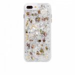 CaseMate Karat Case - дизайнерски кейс с истински перлени и сребърни нишки и висока защита за iPhone 8 Plus, iPhone 7 Plus, iPhone 6S Plus, iPhone 6 Plus (перлен) 1