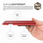 Elago S7 Slim Fit 2 Case + HD Clear Film - поликарбонатов кейс и HD покритие за iPhone 8, iPhone 7 (червен) 1