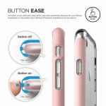Elago Bumper Case - бъмпер и комплект защитни покрития за дисплея и задната част за iPhone 8, iPhone 7 (розов) 2