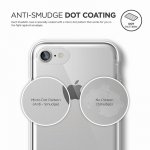 Elago Dualistic Case - хибриден кейс (поликарбонат + TPU) и HD покритие за iPhone 8, iPhone 7 (бял) 5
