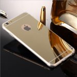 Mirror Case - огледален силиконов калъф (TPU) за iPhone 8/7 (златист) 1