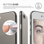 Elago Inner Core Case - тънък полипропиленов кейс (0.4 mm) и HD покритие за iPhone 8 Plus, iPhone 7 Plus (тъмносив) 3