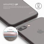 Elago Inner Core Case - тънък полипропиленов кейс (0.4 mm) и HD покритие за iPhone 8 Plus, iPhone 7 Plus (тъмносив) 5