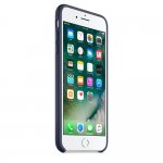 Apple Silicone Case - оригинален силиконов кейс за iPhone 8 Plus, iPhone 7 Plus (тъмносин) 1