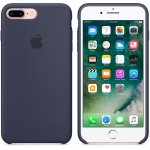 Apple Silicone Case - оригинален силиконов кейс за iPhone 8 Plus, iPhone 7 Plus (тъмносин) 2