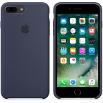 Apple Silicone Case - оригинален силиконов кейс за iPhone 8 Plus, iPhone 7 Plus (тъмносин) 5
