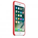 Apple Silicone Case - оригинален силиконов кейс за iPhone 8 Plus, iPhone 7 Plus (червен) 1