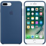 Apple Silicone Case - оригинален силиконов кейс за iPhone 8 Plus, iPhone 7 Plus (син) 3