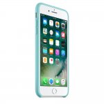 Apple Silicone Case - оригинален силиконов кейс за iPhone 8 Plus, iPhone 7 Plus (морско синьо) 1