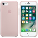 Apple Silicone Case - оригинален силиконов кейс за iPhone 8, iPhone 7 (розов пясък) 4