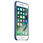 Apple Silicone Case - оригинален силиконов кейс за iPhone 8, iPhone 7 (син) 1