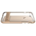 Verus Crystal Bumper Case - хибриден удароустойчив кейс за iPhone 8, iPhone 7 (златист-прозрачен) 3