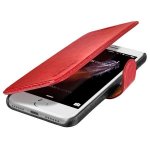 Verus Dandy Layered Case - кожен калъф, тип портфейл за iPhone 8, iPhone 7 (червен) 2