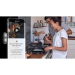 4smarts Ultimag Magnetic Holder Flexmag - магнитна поставка за гладки повърхности за смартфони (черна-сребриста) 4