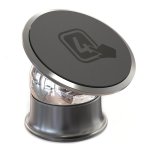 4smarts Ultimag Magnetic Holder Flexmag - магнитна поставка за гладки повърхности за смартфони (черна-сребриста) 3