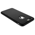 Verus Simpli Fit Case - удароустойчив силиконов калъф за iPhone 8 Plus, iPhone 7 Plus (черен) 1