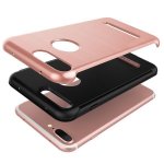 Verus Duo Guard Case - висок клас хибриден удароустойчив кейс за iPhone 8 Plus, iPhone 7 Plus (розово злато) 1