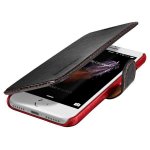 Verus Dandy Layered Case - кожен калъф, тип портфейл за iPhone 8 Plus, iPhone 7 Plus (черен) 2
