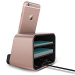 Verus New i-Depot Cradle - док станция за iPhone 8, iPhone 7, 7 Plus, 6/6S, 6 Plus/6S Plus, iPhone 5/5S/5C/SE, iPad mini (всички поколения), iPad Air, iPad 5 (2017)/Air 2, iPad Pro 9.7 (розово злато) 3