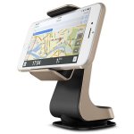 Verus Hybrid Grab - поставка за стъкло и гладки повърхности за iPhone, Samsung и смартфони до 6.3 инча (златиста) 1