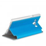 4smarts Supremo Book Flip Case - кожен калъф с поставка и отделение за кр. карта за Samsung Galaxy J3 (2016) (син) 3