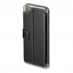 4smarts Supremo Book Flip Case - кожен калъф с поставка и отделение за кр. карта за iPhone 6, iPhone 6S (черен) 1