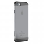 Devia Glimmer2 Case - поликарбонатов кейс за iPhone 8, iPhone 7 (прозрачен-черен) 1