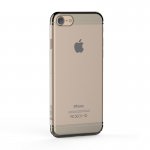 Devia Glimmer2 Case - поликарбонатов кейс за iPhone 8, iPhone 7 (прозрачен-златист) 1