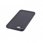 Devia Jelly Slim Leather Case - кожен кейс за iPhone 8, iPhone 7 (черен) 3