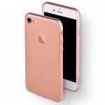 Devia Naked Case - тънък силиконов (TPU) калъф (0.5 mm) за iPhone 8 Plus, iPhone 7 Plus (розово злато) 2