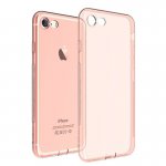 Devia Naked Case - тънък силиконов (TPU) калъф (0.5 mm) за iPhone 8 Plus, iPhone 7 Plus (розово злато) 1