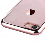 Devia Glimmer Case - поликарбонатов кейс за iPhone 8 Plus, iPhone 7 Plus (прозрачен-розово злато) 2