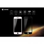 Comma Zenus Full Screen Tempered Glass (0.18 mm) - обхващащо и ръбовете стъклено защитно покритие за дисплея и покритие за задната част за iPhone 8, iPhone 7 (черен) 2