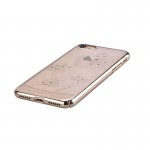 Comma Crystal Flora 360 Case - поликарбонатов кейс за iPhone 8, iPhone 7 (с кристали Сваровски) (златист) 3