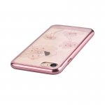 Comma Crystal Flora 360 Case - поликарбонатов кейс за iPhone 8, iPhone 7 (с кристали Сваровски) (розово злато) 3